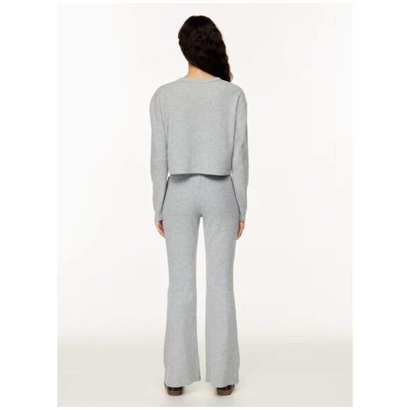 Aritzia Sunday Best | Baby Waffle Longsleeve In Grey - Picture 5 of 11